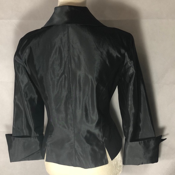 💜 NWOT, JS COLLECTION , Size 10 , Black Top . - Picture 2 of 8